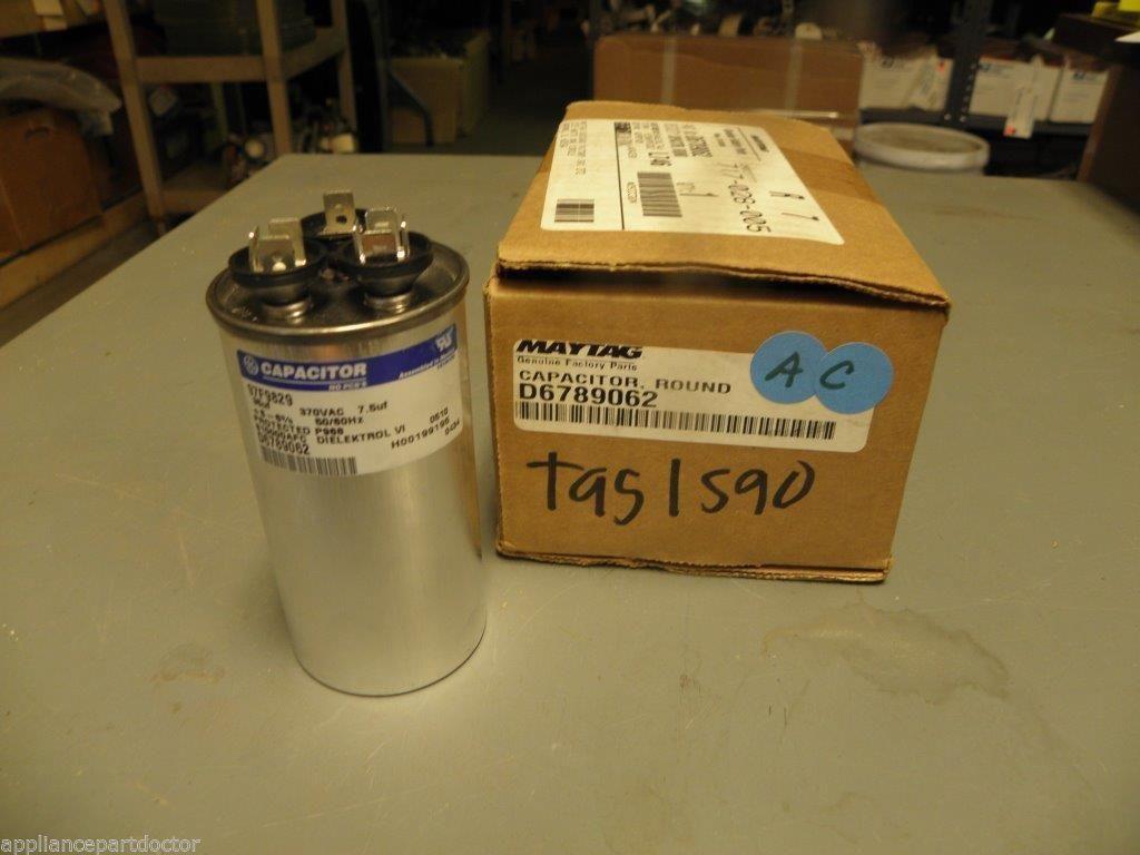 Whirlpool Air Conditioner D6789062 Round Capacitor NEW IN BOX Whirlpool Air Conditioner D6789062 Round Capacitor NEW IN BOX